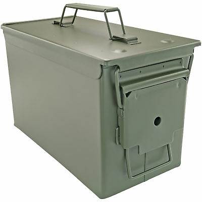 .50 Cal Ammo Can Military Quality Ammunition Bullet Storage Box Brand New Green