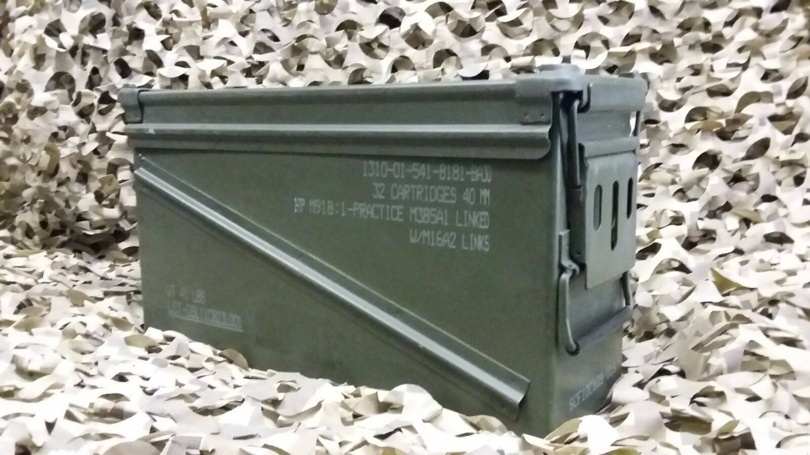 Pa120, Ba30 40mm  Ammo Can "very Good Condition" * Free Shipping*