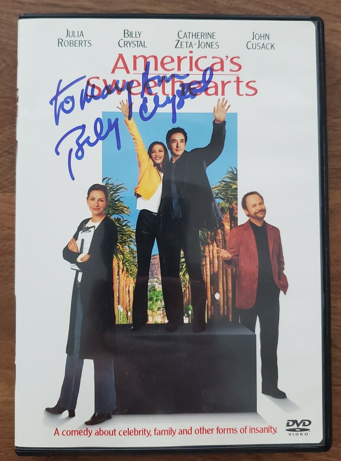 Billy Crystal Signed America's Sweethearts Dvd City Slickers Monsters Inc Rad