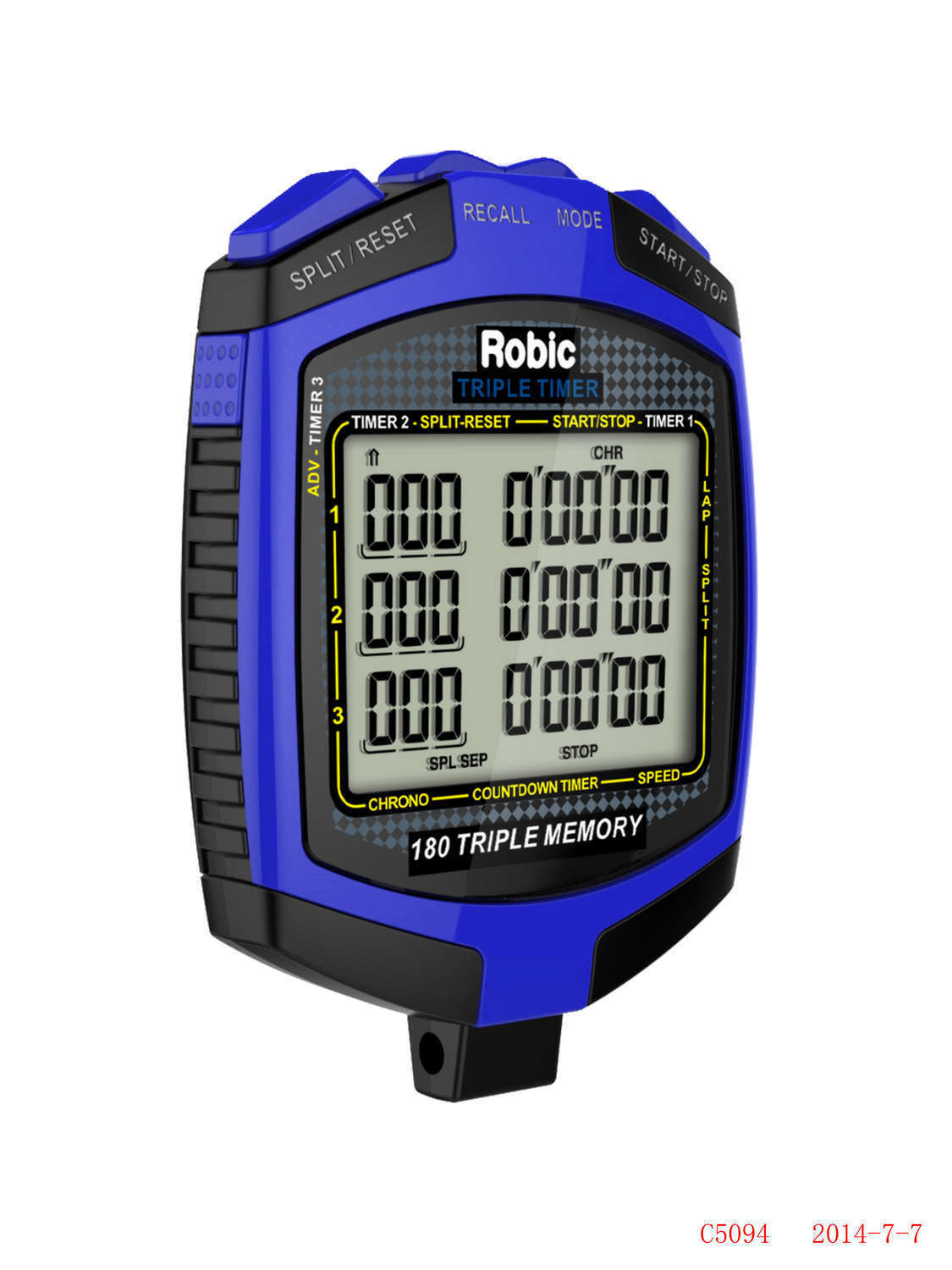 Robic Watches Stopwatch Robic Sc-899 Triple Timer 68899
