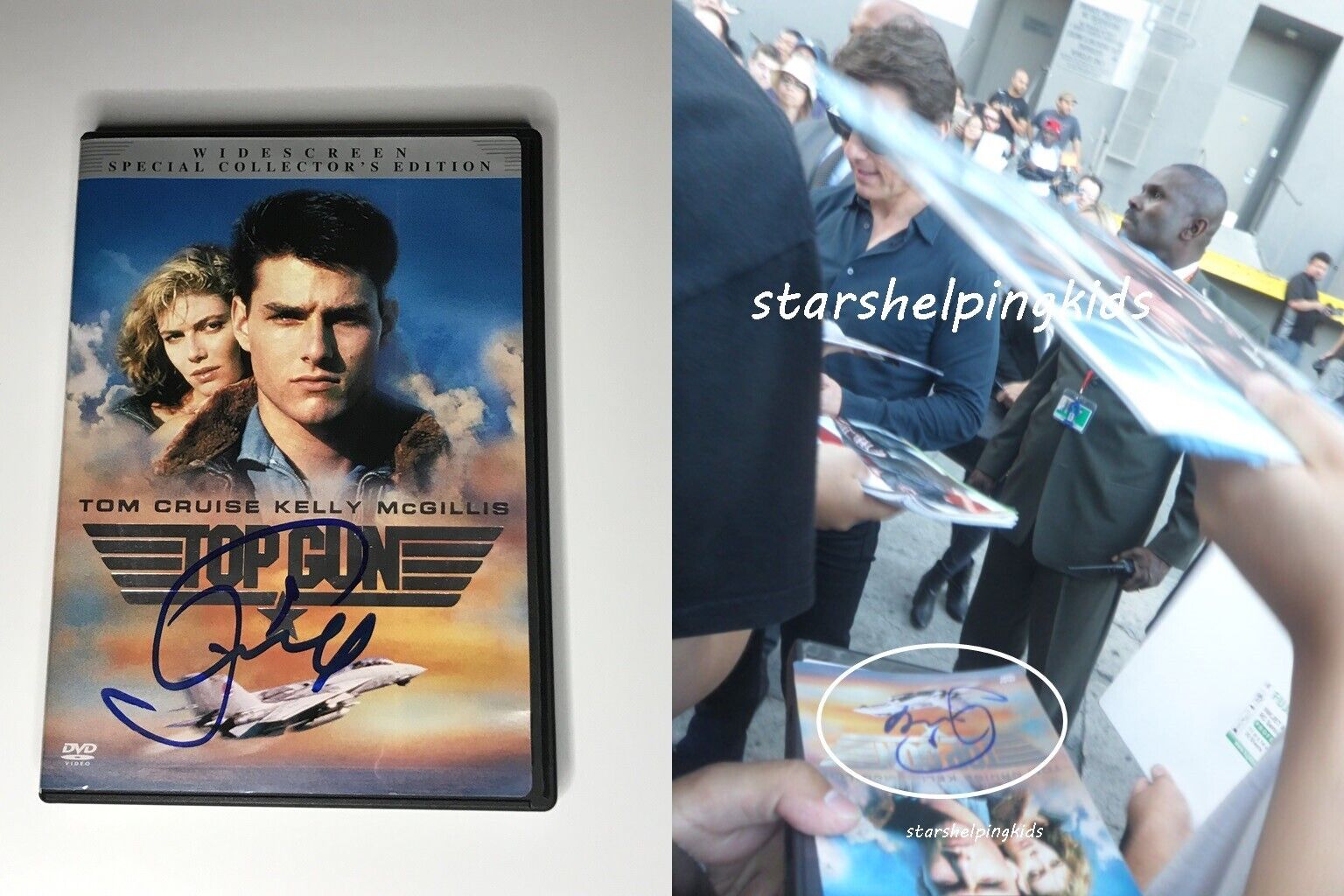 Tom Cruise Signed Top Gun Dvd Cover Collector's Edition Maverick Exact Proof
