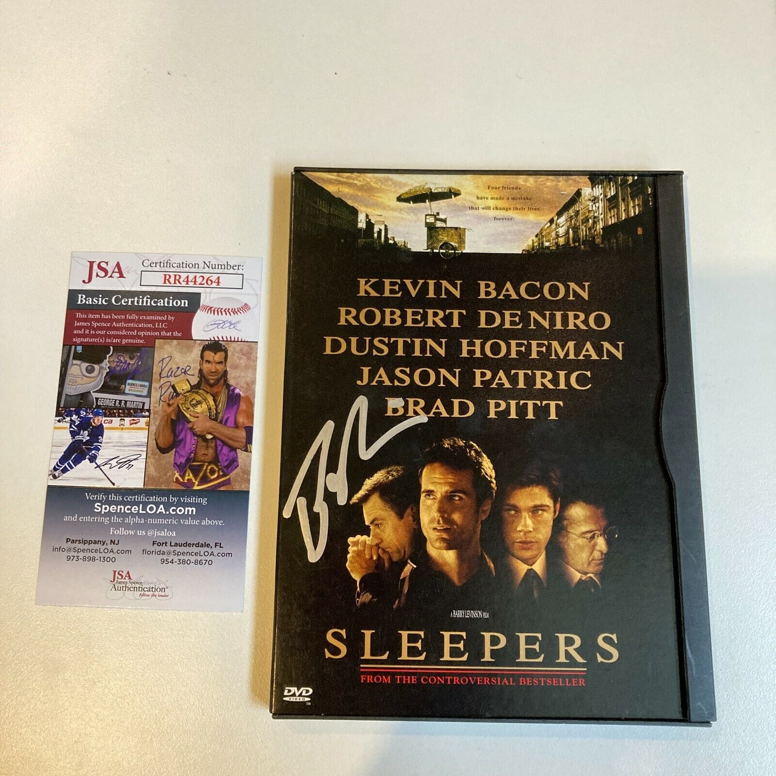 Barry Levinson Signed Autographed Sleepers Dvd With Jsa Coa