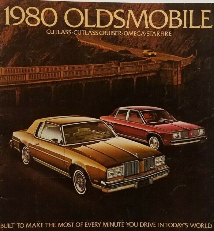 1980 Oldsmobile Car Sales Brochure Dealership Advertisement Catalog