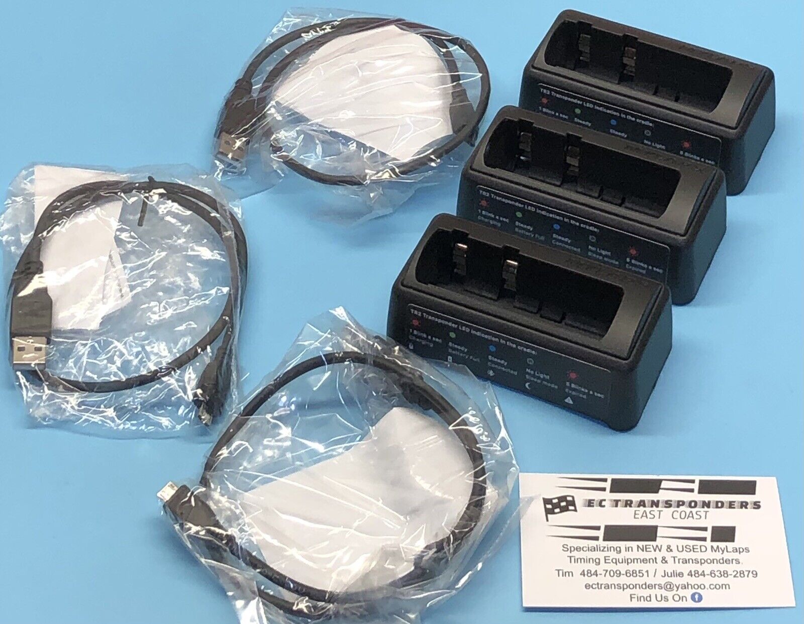 Mylaps / Amb / Tr2 Transponder Charger Bases - Brand New - Sold By Each