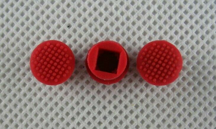 3 Pack Rubber Mouse Pointer Trackpoint Red Cap For Ibm Thinkpad Laptop Nipple
