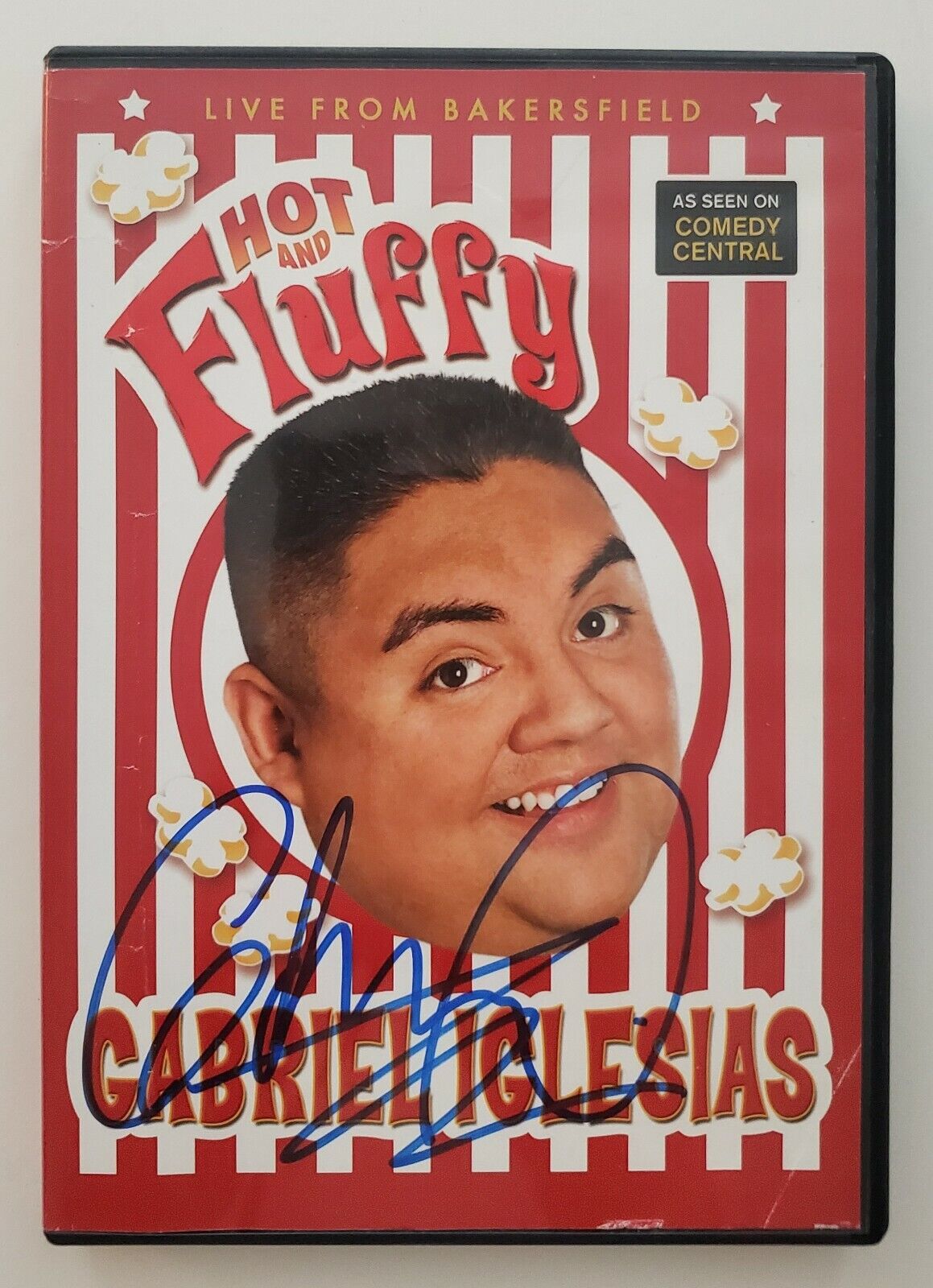 Gabriel Iglesias Signed Hot And Fluffy Dvd Stand Up Comedy Legend Rad