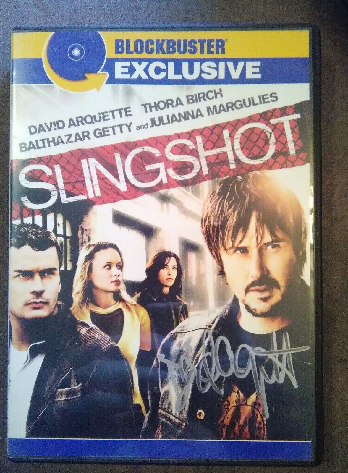 Slingshot Dvd Signed By David Arquette Autographed
