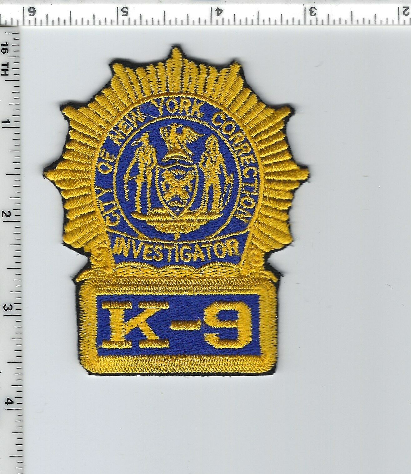 Department Of Correction K-9 Cap/hat Patch - New For 2020