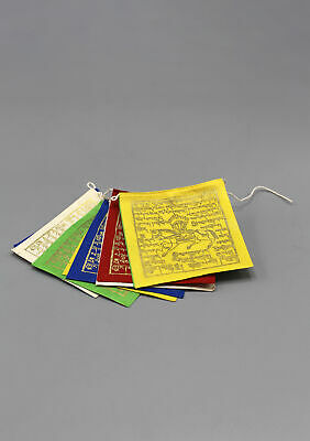 Mini Tibetan Lungta, Windhorse Prayer Flag, Indoor Paper Prayer Flags Pf077