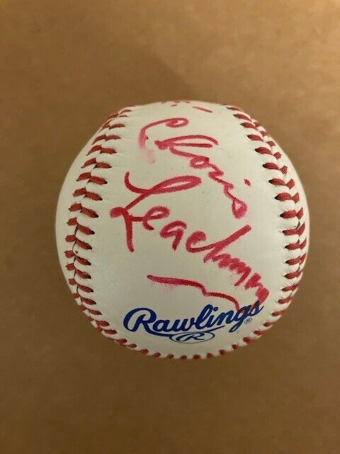 Cloris Leachman Boldly Signed Rawlings Baseball With  Jsa Coa