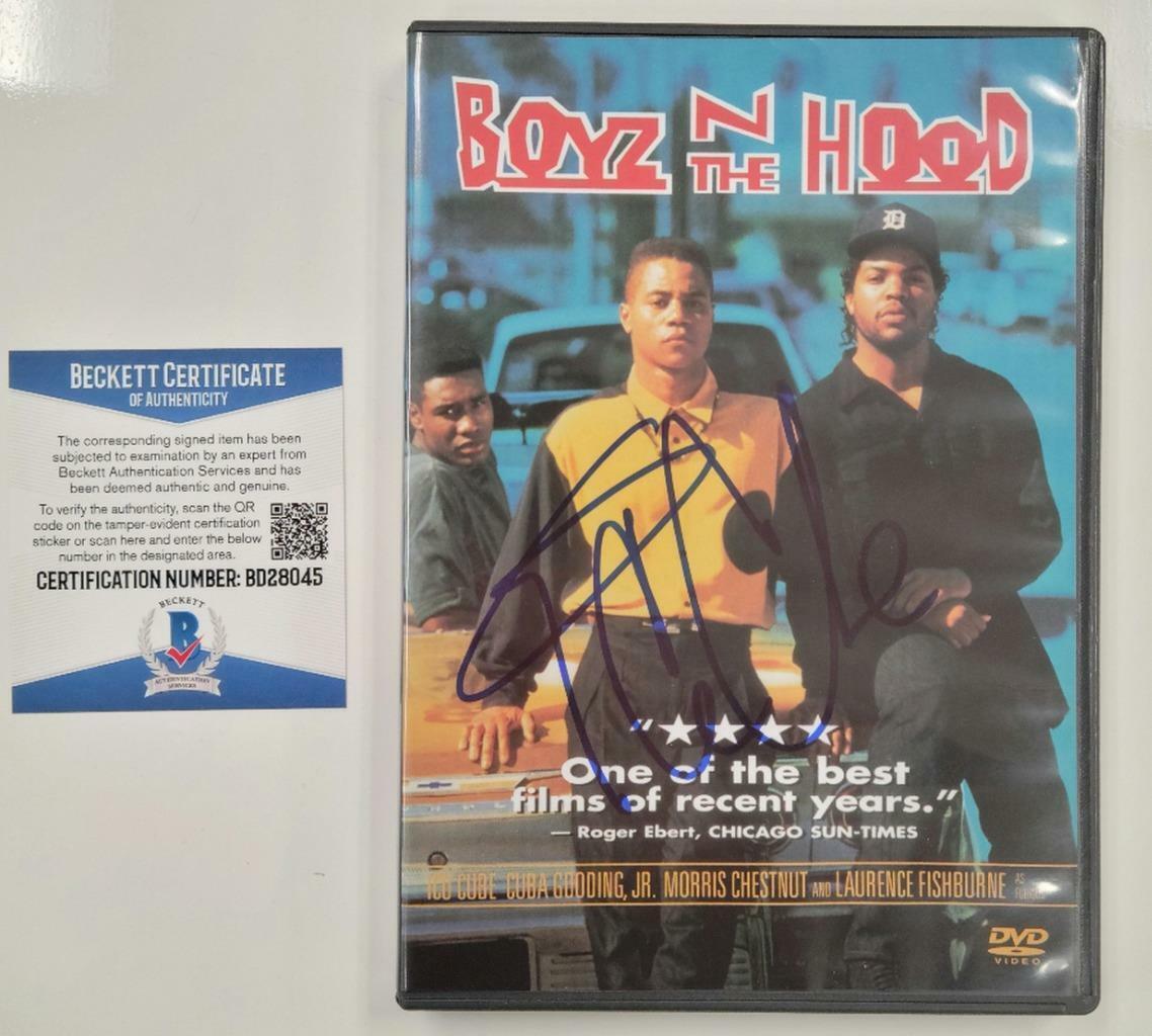 Ice Cube Signed Boyz N The Hood Dvd Cover Autograph (a) ~ Beckett Bas Coa