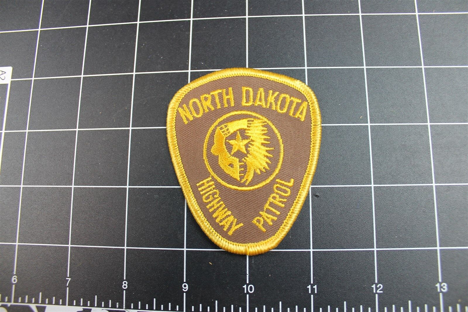 "north Dakota" Highway Patrol Police Patch Brand New 3" X 2.5"