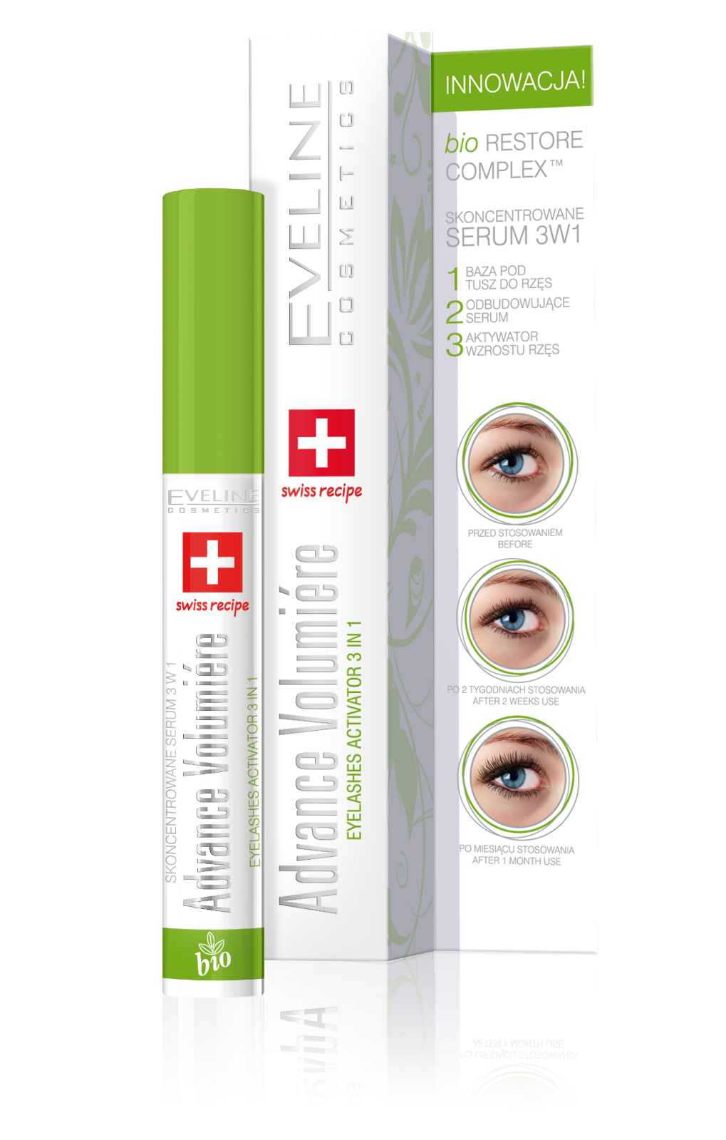 Eyelash Growth Activator Concentrated Serum 3 In 1 Advance Volumiere