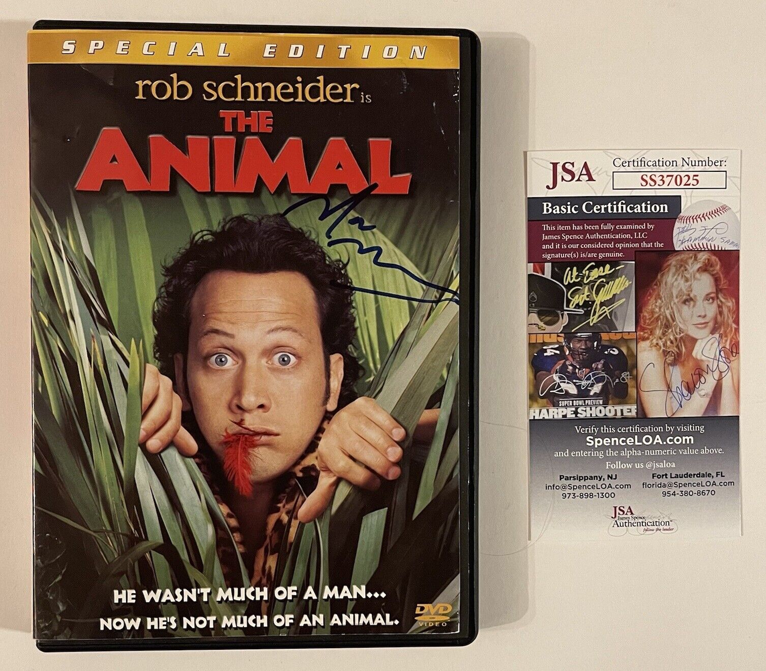 Norm Macdonald Signed The Animal Dvd Jsa Coa