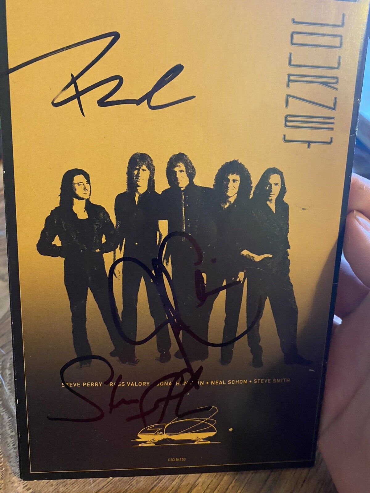 Journey Autographed Dvd Insert Signed