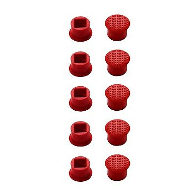10 Pack Rubber Mouse Pointer Trackpoint Red Cap For Ibm Thinkpad Laptop Nipple