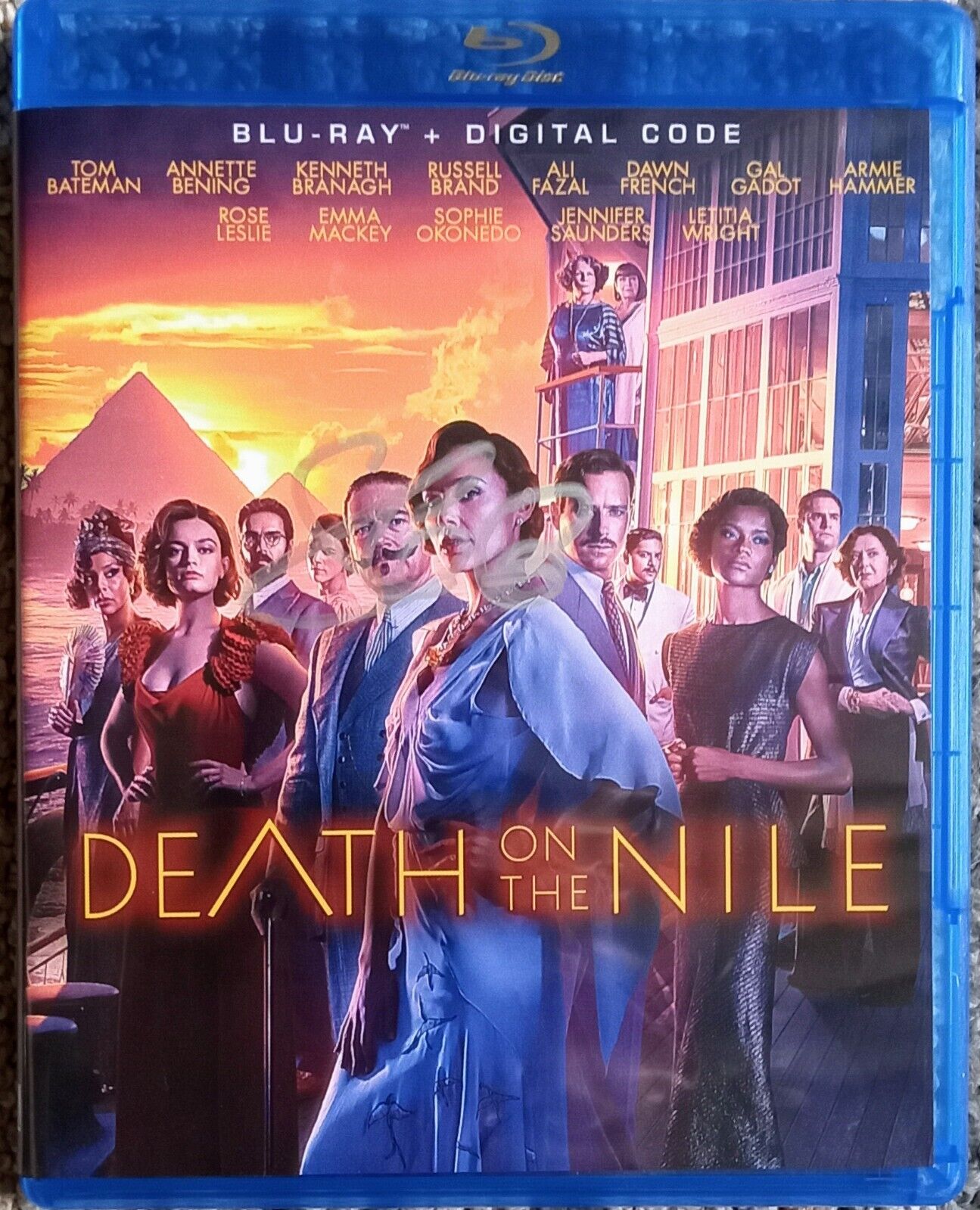 Gal Gadot Autographed Signed Death On The Nile Blu Ray