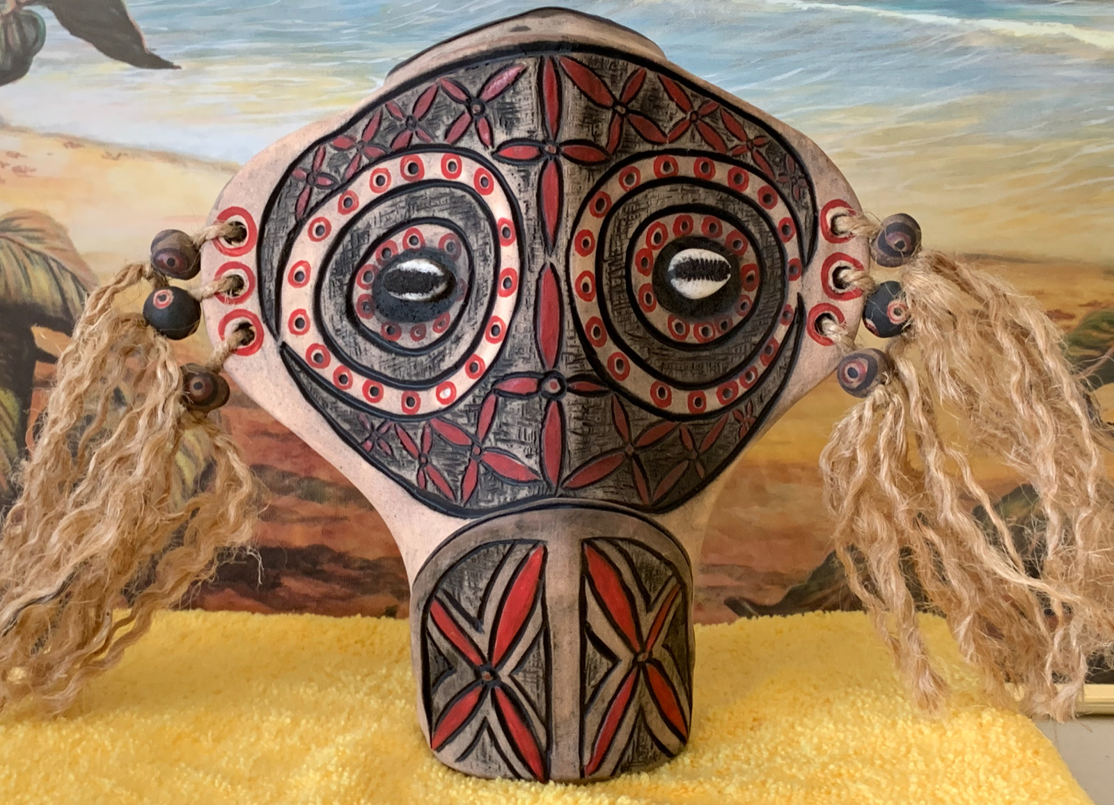 Sepik River Mask Tiki Mug By Michael Sbicca Of Jungle Modern Hand Made Ap 1/1