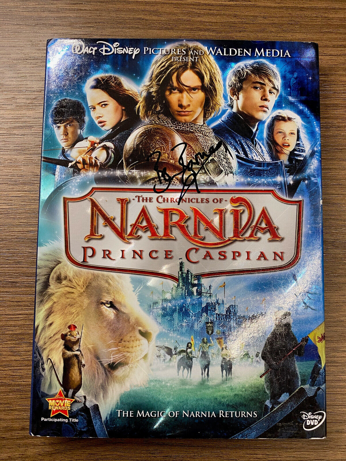 Ben Barnes Prince Caspian Chronicles Narnia Signed Dvd Disney Rewards Rare New
